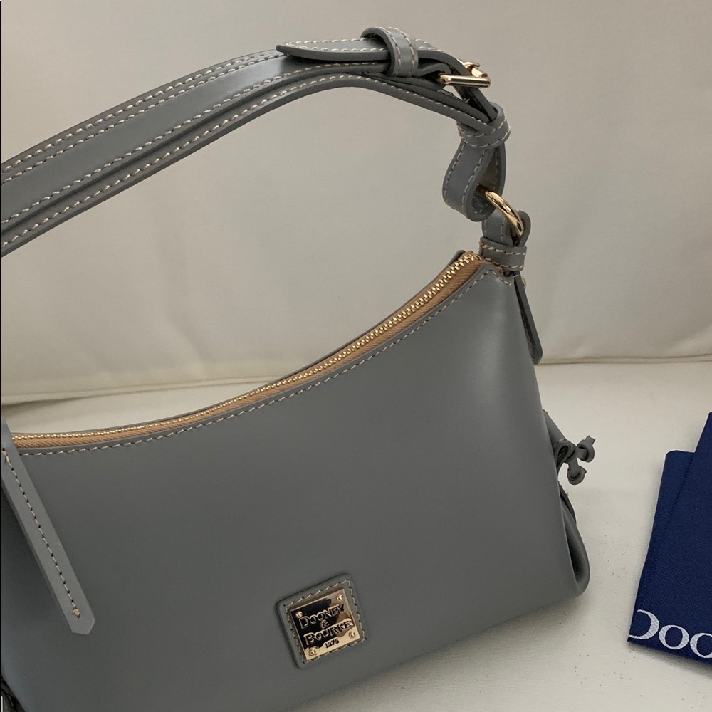 NWT - Dooney & Bourke Penrose Smoke Gray Hobo Shoulder Bag